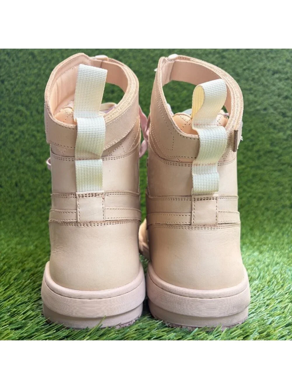 SIA Collective D.1.Y Vegtan High Mens Size 14 Beige Pink Casual Classic Boots